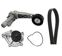 Bomba de agua + kit de correa trapezoidal 529 0504 30 INA para CITROËN PEUGEOT