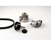Bomba de agua + kit de correa trapezoidal Alternador PK05810 HEPU para VW AUDI