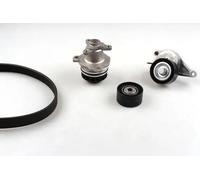 Bomba de agua + kit de correa trapezoidal Alternador PK09640 HEPU para OPEL