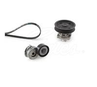 GATES Bomba de agua + kit de correa poli V para FIAT: Punto, Linea, Qubo, Fiorino & ALFA ROMEO: Mi.To & SUZUKI: Swift, Splash, Ignis (Ref: KP16PK1320)