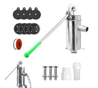 Bomba De Agua Manual, De Acero Inoxidable Juego Completo De Bomba De Pozo Manual Para Jardín Ahorro De Energía Para Barriles De Lluvia Patios Y Uso Agrícola