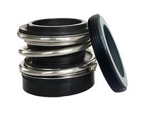 Bomba de agua MB2/MG12-53/55/60/65/70/75/80 caucho fluorado con cerámica carbono FKM, resorte helicoidal una cara, fuelle, eje y sello mecánico(1Piece MB2-55)