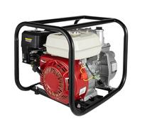 Bomba de agua para jardín, 6,5 CV, bomba de gasolina, bomba de agua sucia, arranque manual, 2 pulgadas, 4 tiempos, 3600 revoluciones por minuto, depósito de combustible de 3,6 l, para agricultura