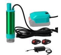 Bomba de agua para Makita 18 V, bomba sumergible de 60 L/MIN para aguas residuales, bomba de extracción, bomba de agua plana, bomba de agua con batería para sótano, piscina, riego de jardín, lavado de