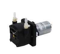 Bomba de agua peristáltica de 12 V, bomba autocebante, bomba de compresión, bomba de cepillo CC pequeña de 24 V (200-400 l/min), placa recta(B25,Kphm200-12v Bushless)