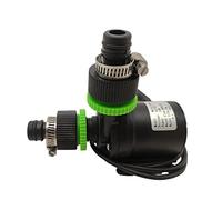 Bomba de agua portátil, sumergible, CC 12 V/24 V, 800 L/H, 1/2 microbomba circulación con kits conexión(24v Female Plug,Pump and Kits)