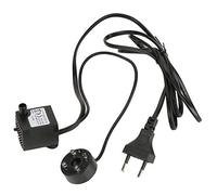 Bomba de Agua Qcwwy, Sumergible, Portátil, Moderna, Negro, 2W, Ultra Silenciosa con Luz LED, Estanque de Peces, Fuente de Tanque de Acuario, Mini Bomba de Acuario (Estándar europeo (220V-240V))