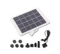 Bomba de Agua Solar, bomba sumergible, bomba para jardín, alimentación ecológica sin baterías, 6 tipos de aspersores, diseño seguro, ideal para fuentes y acuarios