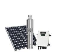 Bomba de Agua Solar Kits de bomba agua pozo tubo profundo sumergible solar CC Controlador MPPT Mini panel Diy
