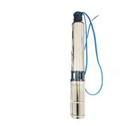 Bomba de agua solar Sumergible Ahorro de energía 1.5HP Bomba de pozo profundo DC144V(MaxFlow 9T/H)