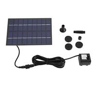 Bomba de Agua Solar Sumergible para Estanque y Jardín, Kit Riego Exterior con Panel Solar, Bomba Fuente Piscina Baño Aire Libre