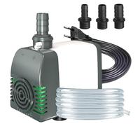 Bomba de agua sumergible 35W 2500L/H, apagado automático por falta de agua, protección contra sobrecalentamiento y ultrasilenciosa. Incluye cable de 1.8m Ideal para estanques, fuentes e hidroponía.