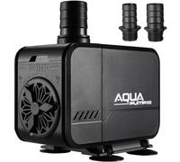 Bomba de Agua Sumergible 45W 3000L/H, Flujo Ajustable, con Filtro y 3Boquillas 19mm/22mm/25mm,Altura Máxima Suministro 3m, Anfibia para Acuarios, Estanques, Fuentes y Peceras