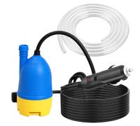 Bomba de agua sumergible externa de 12 V portátil, autocebante, diseñada para duchas al aire libre, lavado de vehículos y tanques de agua con eficiente filtrado de desechos