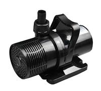 Bomba de Agua Sumergible Lnicez 130W 14000L/H con Boquillas, Negro, Plástico, Bomba de Agua, Estatuas, Fuentes, Estanques, Altura Máxima de Elevación 9 m