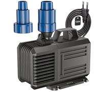 Bomba de Agua Sumergible Lnicez 5000L/H (MAX) 100W con 2 Boquillas, Altura Máxima de Elevación 4.2 m, Gris