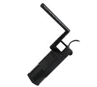 Bomba de Agua Sumergible para Acuario, 4w 300l/h | Filtro Multifunción Salida Spray Bar, ABS Negro, para Acuarios de Agua Dulce de 60l