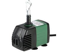 Bomba de Agua Sumergible, Ultra Silencioso 1500L / H 25W Bomba de Agua Limpiable para Fuentes de Mesa de Acuario Pond Water Gardens y Sistemas hidropónicos con 2 boquillas AC220-240V