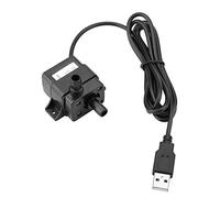 Bomba de Agua Sumergible USB para Acuario, 5V DC, 120L/h, 0.7W, Sin Escobillas, Impermeable, Cable 1.5m, Negro