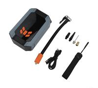 Bomba de aire, 150 PSI 7000 mAh, inflador inalámbrico portátil con pantalla LCD inteligente, apagado automático, 5 modos para bola de neumáticos de coche, motocicleta