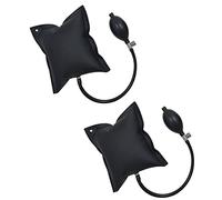 Bomba de Aire,2 Pack Inflables Herramienta de Alineación TPU Cuña del Aire de Bomba Amortiguadas del Aire de Shim para Puertas Ventanas Coches Negro