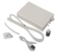 Bomba de aire aireador de pesca con batería de 3000 mAh, carga USB y luz LED, clip de acero inoxidable ajustable para cubos de cebo vivo