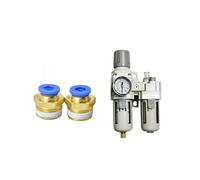 Bomba de aire Compresor Regulador de filtro de aceite Transposición de agua neumática Separador de agua Presión Manual de drenaje manual(AC3010-03 PC6-03,Fiber Filter)