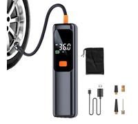 Bomba de aire de automóvil Electrical - COMPRESOR DE ANILLAS DE ASEJA DE 1500MAH COMPRESA COMPRARABLE | Compresor de aire digital: potente inflador de neumáticos con batería para la motocicleta del au