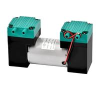 Bomba de aire de diafragma pequeña de 12 V/24 V CC, alta presión negativa, for inflador de laboratorio (DIY)(12V,UV-U2 double head)
