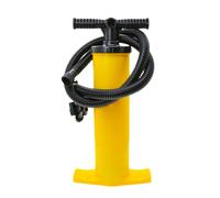 Bomba de aire de mano de dos maneras - Bomba de aire portátil 4L amarilla, Bomba de múltiples paradas de servicio pesado, Herramienta de inflación | Bomba de mano de alta presión con adaptador