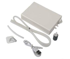 Bomba de aire de pesca recargable por USB con batería de 3000 mAh, aireador de oxígeno portátil silencioso para cubo de cebo vivo, luz LED y puerto de carga de teléfono, incluye piedra de aire y tubo