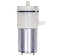 Bomba de aire eléctrica, bomba de vacío de diafragma CC con puertos de aire de ángulo de 90 grados, bomba de presión de aire micro CC 6/12/24 V, bomba de aire de bajo ruido micro bomba (DC 6V)