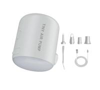 Bomba de Aire eléctrica, Bomba eléctrica para los inflables - Inflator de Aire de Camping Recargable con luz,Equipo al Aire Libre 2200mAh Inflación-Suffle Tool para Picnics