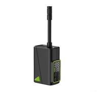Bomba de aire eléctrica compacta adecuada para neumáticos de bicicleta y RV, con presión máxima de 150 PSI y pantalla digital LED para monitoreo en tiempo real