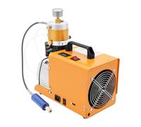 Bomba de aire eléctrica de alta presión, 30 Mpa, motor de 1,8 kW, flujo de aire de 26,4 gal/min, con manómetro y refrigeración por agua, ideal para neumáticos de coche, herramientas neumáticas e