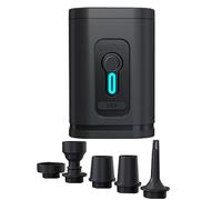 Bomba de Aire eléctrica de inflado rápido, Bomba de Globo portátil, Equipo de Camping Ligero, Herramienta Inflable Multiusos para Viajes en Interiores y Exteriores en casa