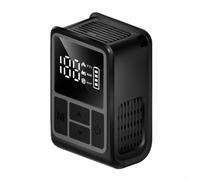 Bomba de aire eléctrica digital para bicicletas con salida de 130 PSI, modo de llenado rápido y seguimiento PSI en tiempo real para tareas de mantenimiento de neumáticos (gris)