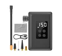 Bomba de Aire eléctrica - Inflador Inteligente para el hogar | de inflado inalámbrico con Puerto de Carga USB, prevención de sobrecalentamiento, Kit de Boquilla Multifuncional para Coches, GLO