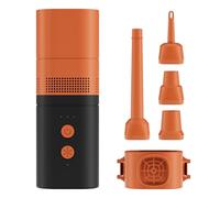 Bomba de Aire eléctrica portátil - Inflador desinflador Recargable 6000 mAh con Linterna y señal SOS para flotadores de Piscina, Camas de Aire, colchonetas para Acampar, Limpieza (KAAKH-1)