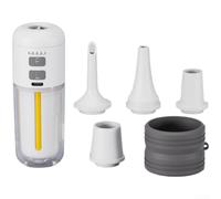 Bomba de aire eléctrica recargable con iluminación de 4 modos, inflador de alta velocidad de 430 l y presión de 4.0 kpa para flotadores de piscina, colchones de aire, equipo de camping, soplador