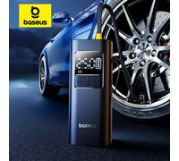 Bomba de aire inalámbrica Baseus, compresor de aire portátil, bomba de aire eléctrica Digital inteligente para coche, motocicleta, bomba infladora de bicicleta