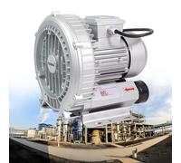 Bomba de aire industrial Vortex para acuicultura, 180 W a 1,5 kW, bomba de aire comercial de alta presión para peceras y estanques, soplador de oxígeno para entornos acuáticos