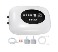 Bomba de Aire para Acuario | Aerador De Oxígeno Portátil Recargable Silencioso Con 2 Salidas - Bombas de Aire para Acuarios - Para Hidroponía, Agua Salada, Plantas Vivas, Agua, Exterior, Interior, Est