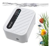 Bomba de aire para acuario - Aireador de acuario portátil silencioso - Mini aireador de carga USB - Para estanque de hidropónica tortuga interior al aire libre camarones Betta