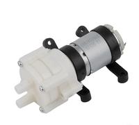 Bomba de aire para acuario, aireador de oxígeno de diafragma CC para peceras, silenciosa para mini burbujeador con alto flujo de 2 l/min, bajo ruido 6-12 V para tortugas tropicales de agua fría para