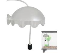 Bomba de aire para acuario, herramienta de oxígeno para acuarios, kit de piedra de escape, antisalpicaduras, aireador de agua silencioso, bomba silenciosa para acuarios con circulación de agua