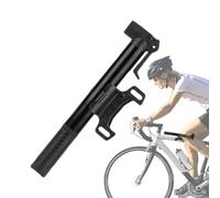 Bomba de aire para bicicleta, aleación de aluminio, diseño manual portátil, bomba de marco de alta presión, herramienta de viaje ligera, cilindro de aleación duradera, construcción perfecta para