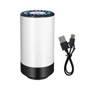 Bomba de aire para de vacío, bomba de vacío portátil, dispositivo de succión de paquete de compresión para el hogar, ahorro de espacio eléctrico USB para ropa, edredones, solución de