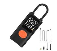 Bomba de aire para neumáticos de coche | Bomba eléctrica de aire, recargable con pantalla digital, presión para moto, camión, balones, reparación de bicicletas, viajes, al aire libre, camping nocturno