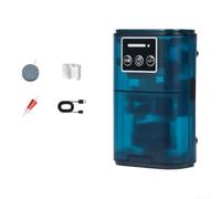 Bomba de aire para pesca y acuarios pequeños, carga USB-C, funcionamiento de modo dual, ultra silenciosa, 20-35 dB, batería de larga duración, 2200 mAh, 3350 mAh, 6000 mAh, hebilla de metal, se fija